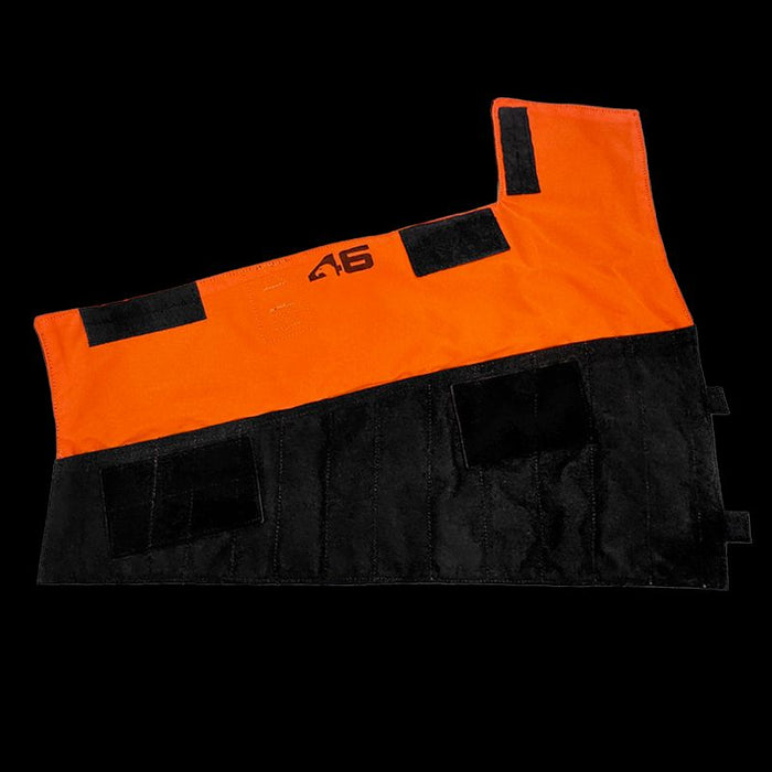 Wrench Roll Pouch - 14 Slot Black/Orange