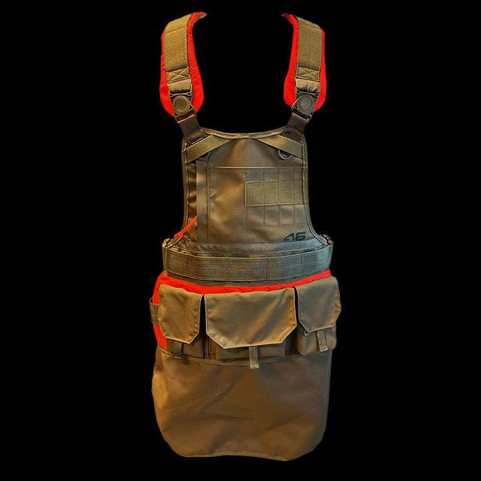 Workshop Apron with Cargo Pockets Coyote/Orange