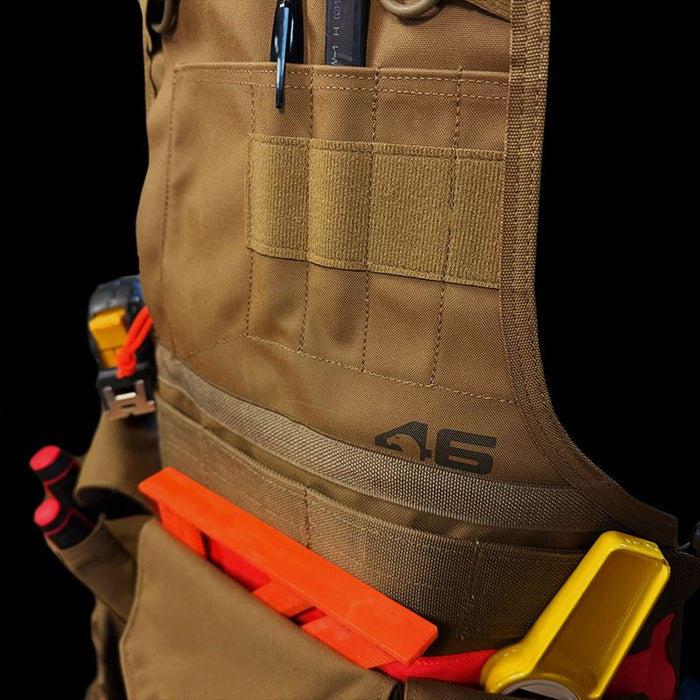 Workshop Apron with Cargo Pockets Coyote/Orange
