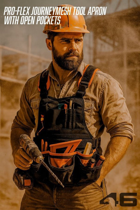 JourneyMESH™ Open Pocket Chest Rig V3 Coyote/Orange