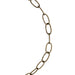 Koch Industries #10 Antique Brass Brown Brass Decorative Chain 0.175 in. D 122 in.