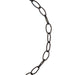 Koch Industries #10 Zinc Plated Black Steel Decorative Chain 0.175 in. D 122 in.