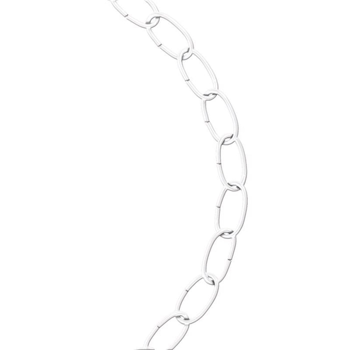 Koch Industries #10 Zinc Plated White Steel Decorative Chain 0.1875 in. D 122 in.