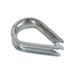 Koch Industries Zinc-Plated Steel Wire Rope Clips and Thimble 1/8 in. L