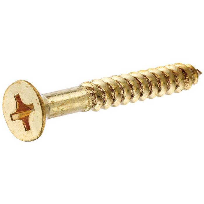 HILLMAN No. 8 X 2 in. L Phillips Coarse Wood Screws 2 pk