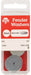 HILLMAN Zinc-Plated Steel 1/4 in. Fender Washer 6 pk