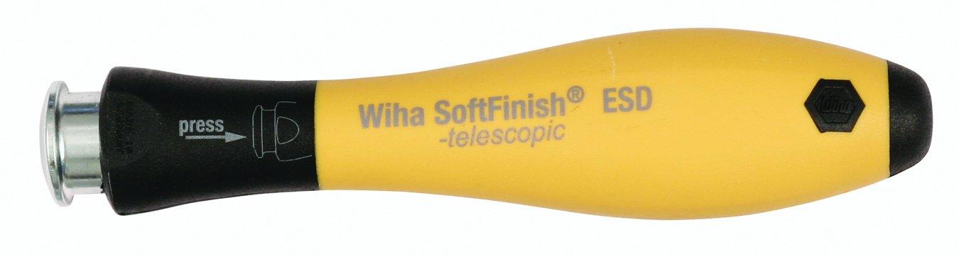 Wiha 26961 System 4 ESD Safe Drive-Loc Handle 4mm Hex Retainer For All System 4 Interchangeable Blades