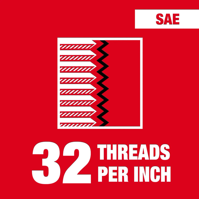 Milwaukee 6-32 NC Straight Flute Plug Tap , 49-57-5115