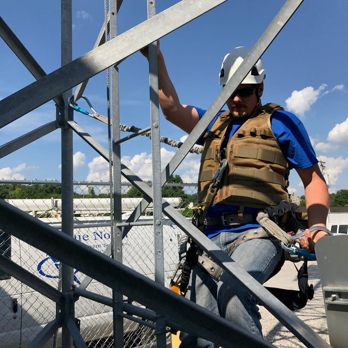 Saratoga Tool Vest® Fall Harness Compatible Black