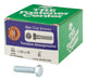 HILLMAN M6-1.00 mm D X 25 mm L Heat Treated Steel Hex Head Cap Screw 50 pk