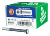 HILLMAN M6-1.00 mm D X 60 mm L Heat Treated Steel Hex Head Cap Screw 50 pk
