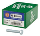 HILLMAN M8-1.25 mm D X 50 mm L Heat Treated Steel Hex Head Cap Screw 50 pk