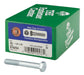 HILLMAN M8-1.25 mm D X 60 mm L Heat Treated Steel Hex Head Cap Screw 50 pk