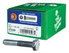 HILLMAN M10-1.50 mm D X 60 mm L Heat Treated Steel Hex Head Cap Screw 25 pk