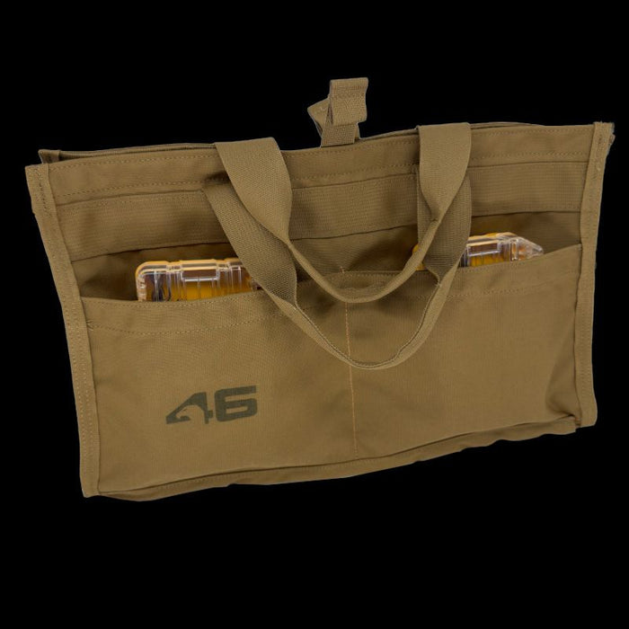 Quick Tool Bag with Removable Kneeling Pad Coyote/Orange