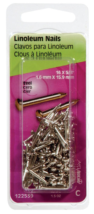 HILLMAN 5/8 in. Binding Nickel Steel Nail Flat Head