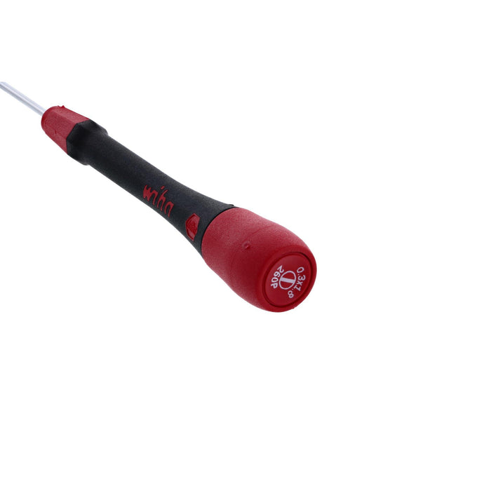 Wiha 26055 Slotted Screwdriver with PicoFinish Handle, 1.8 x 40mm