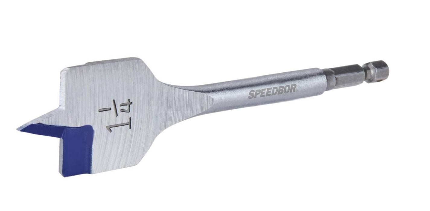 IRWIN SPEEDBOR Spade Drill Bit, Silver, 1-1/4" (88820)