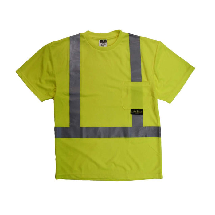 Radians unisex adult St11 Industrial Safety Shirt Short Sleeve, Safety Green, X-Large US