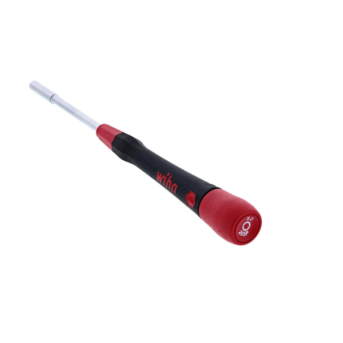 Wiha 26583 Nut Driver With Precision Soft PicoFinish Handle, Metric, 3.0 x 60mm