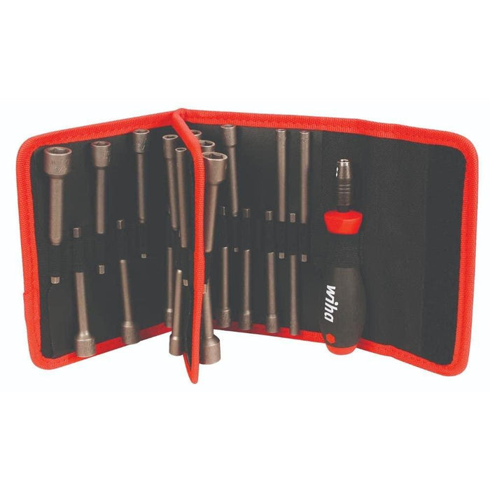 Wiha Power Blade Inch & Metric Nut Driver Set, 22 Piece