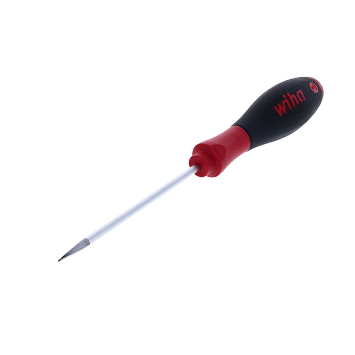 Wiha 30215 Slotted Screwdriver with SoftFinish Handle, 4.0 x 100mm