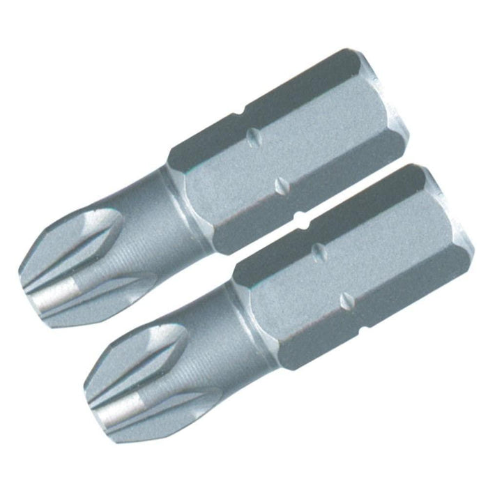 PoziDriv Insert Bit #2 x 25mm (2 Bit Pack)