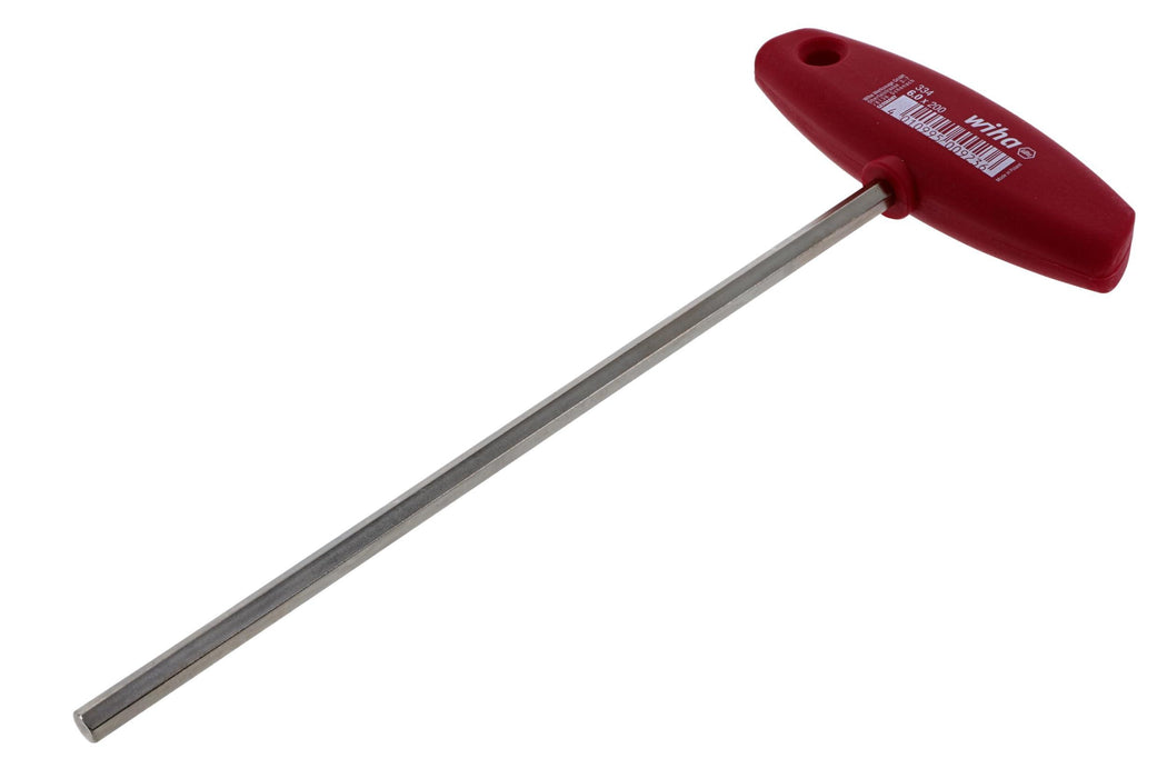 Wiha 33416 T-Handle Hex Key, 6.0 x 200mm