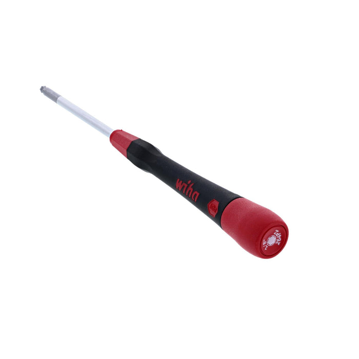 Wiha 26463 Ball End Hex Screwdriver with Precision Soft PicoFinish Handle, Inch, 1/8 x 60mm
