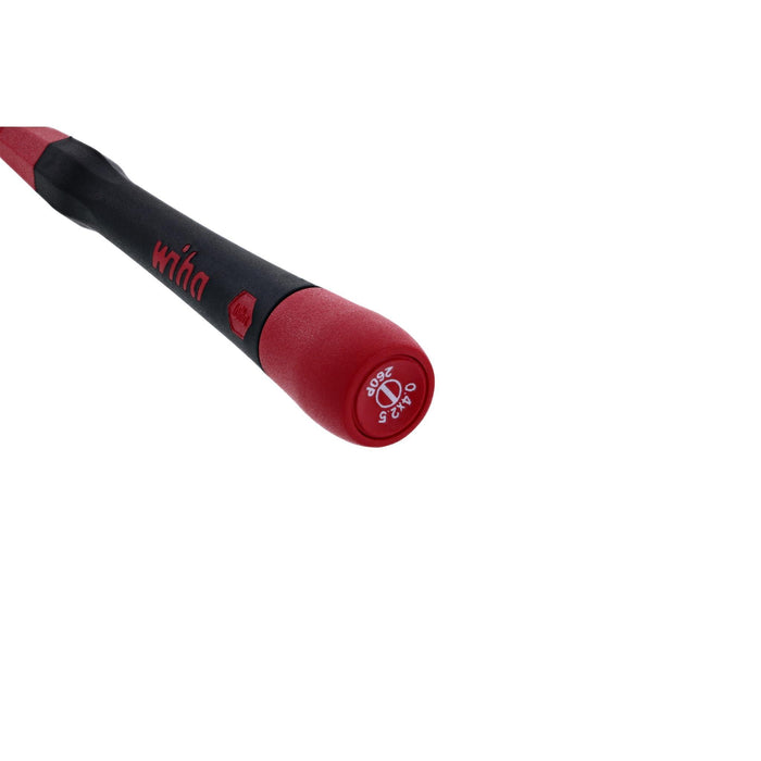 Wiha 26076 Slotted Screwdriver with PicoFinish Handle, 4.0 x 60mm