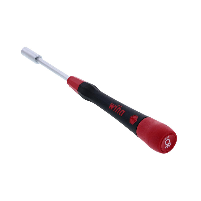 Wiha 26587 Nut Driver With Precision Soft PicoFinish Handle, Metric, 5.0 x 60mm
