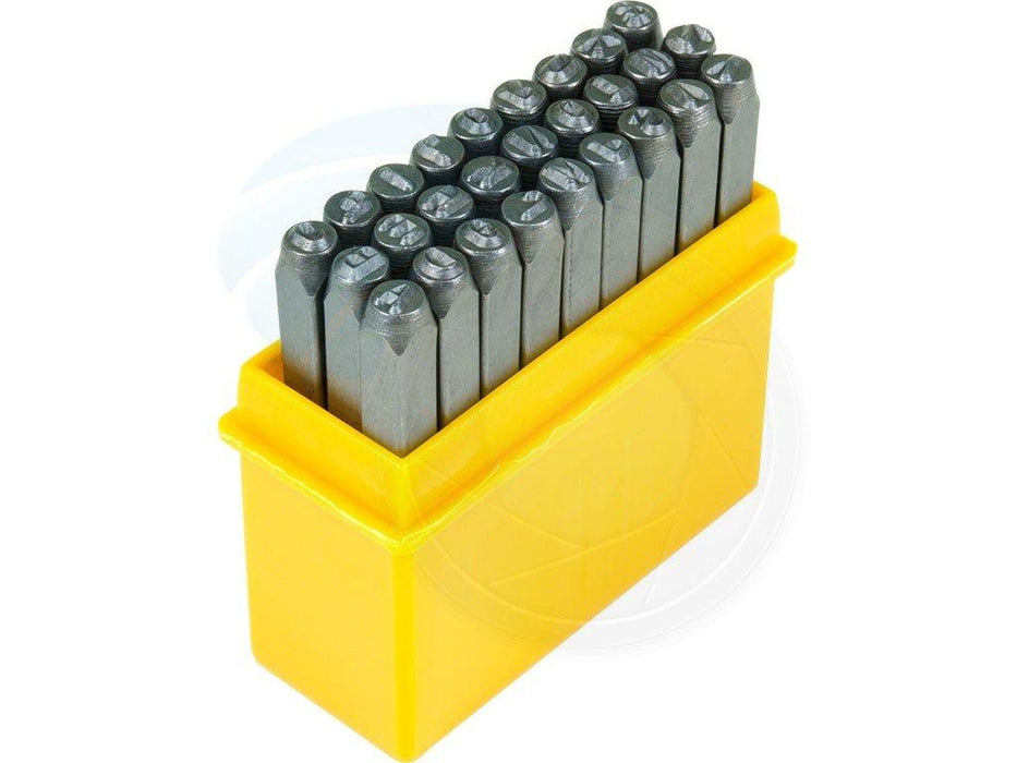 Tolsen Steel Punch Stamp Die Set Metal Tool Letters (A-Z) 27-Piece Set 3mm