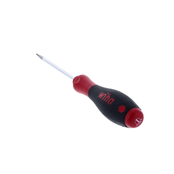 Wiha 30215 Slotted Screwdriver with SoftFinish Handle, 4.0 x 100mm