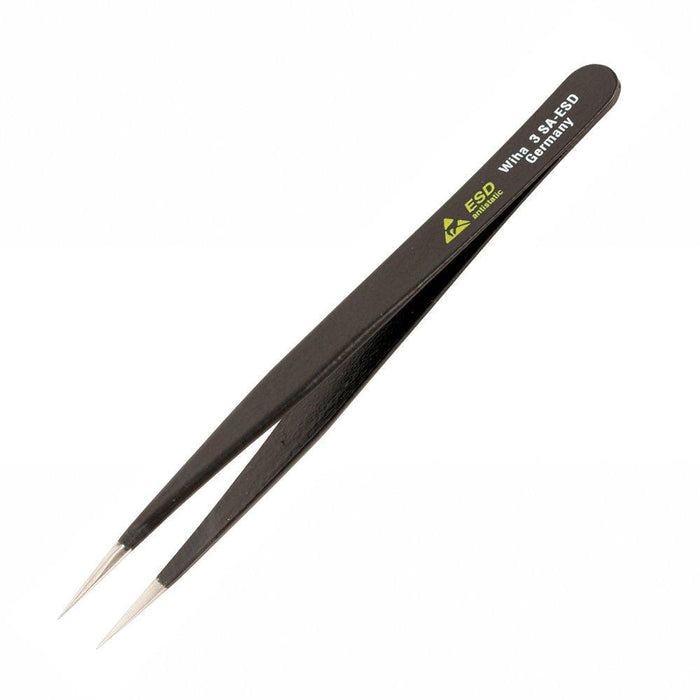 Wiha 44506 120mm Fine Points For Assembly Professional Quality ESD Tweezers