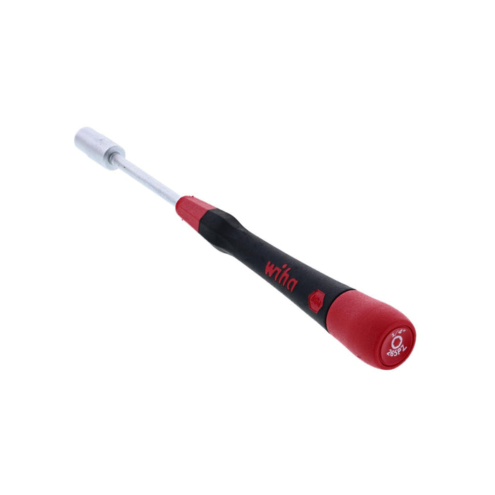 Wiha 26578 Nut Driver With Precision Soft PicoFinish Handle, Inch, 1/4 x 60mm