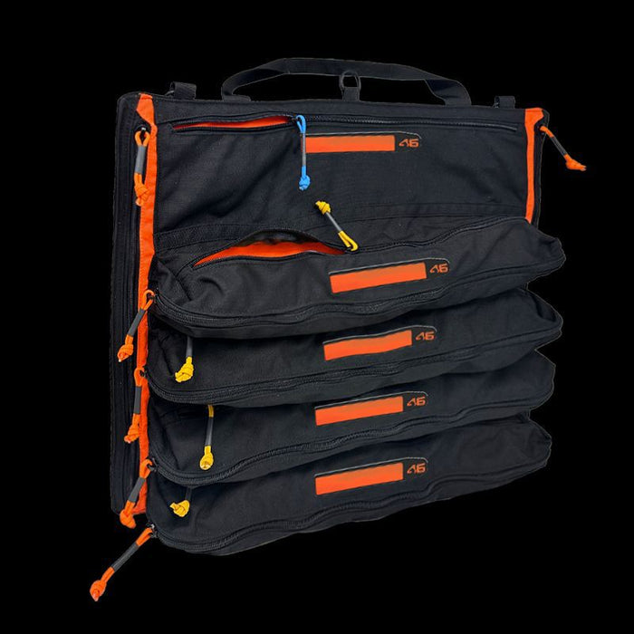 Yorktown Tool Roll® - Large Black/Orange