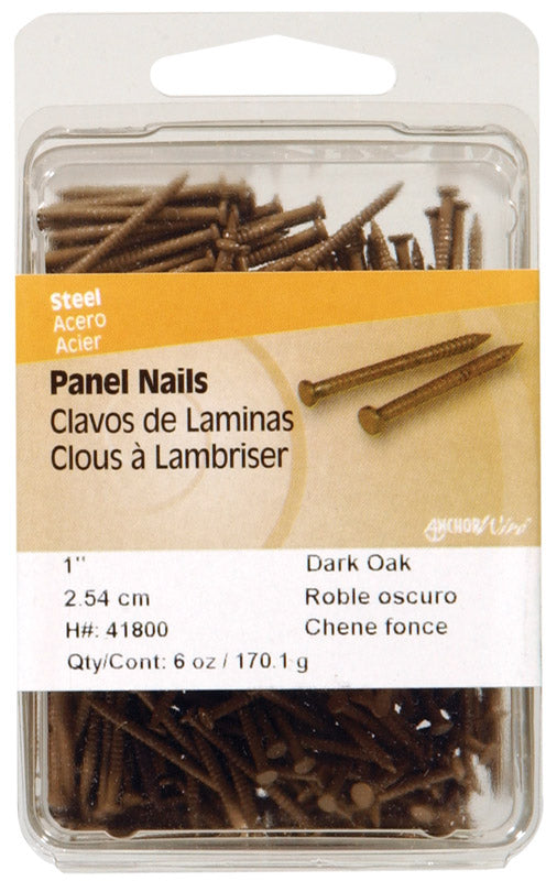 HILLMAN 1-5/8 in. Panel Steel Nail Flat Head