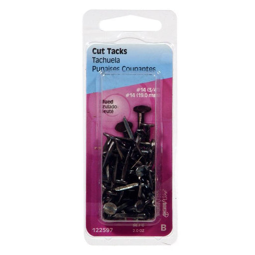 HILLMAN No. 14 X 3/4 in. L Blue Steel Cut Tacks 2 pk