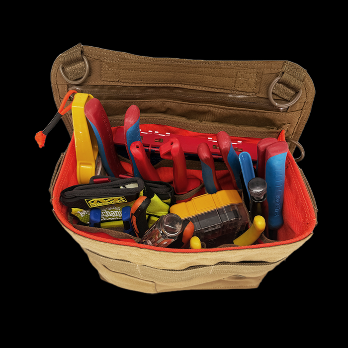 Benjamin Electrician/Technician Bag V2  Coyote/Orange