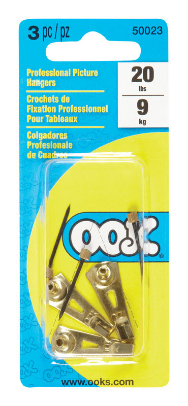 HILLMAN OOK Professional Picture Hanger 20 lb 3 pk