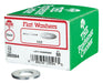 HILLMAN Zinc-Plated Steel 1/2 in. SAE Flat Washer 50 pk
