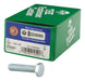 HILLMAN M10-1.50 mm D X 45 mm L Heat Treated Steel Hex Head Cap Screw 35 pk