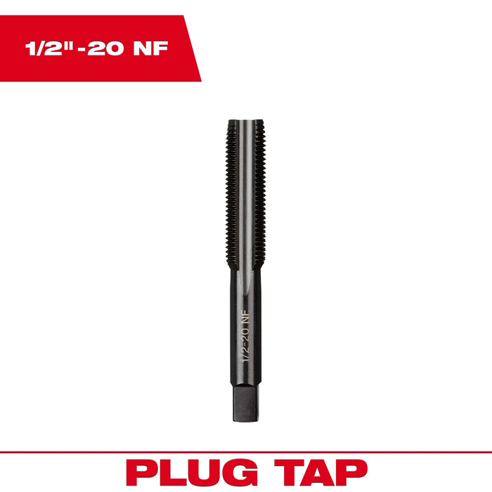 Milwaukee 1/2"-20 NF Straight Flute Plug Tap 49-57-5162