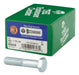 HILLMAN M12-1.75 mm D X 60 mm L Heat Treated Steel Hex Head Cap Screw 20 pk