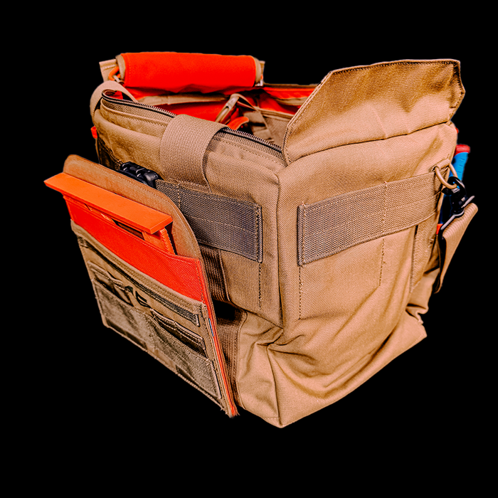 Sierra Nevada Tool Hi-Viz Interior Gear Bag - V2 Black/Orange