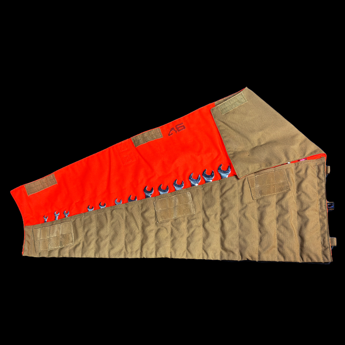 Wrench Roll Pouch - 20 Slot Black/Orange