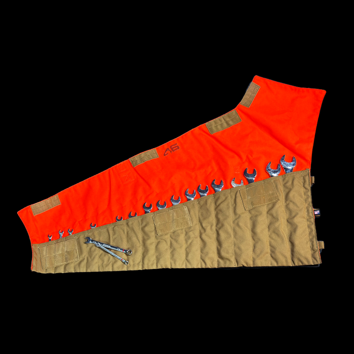 Wrench Roll Pouch - 20 Slot Coyote/Orange