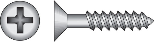 HILLMAN No. 8 X 1 in. L Phillips Black Phosphate Twin Thread Cabinet Screws 100 pk