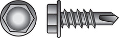 HILLMAN No. 8 X 1-1/2 in. L Phillips Hex Washer Head Sheet Metal Screws 100 pk