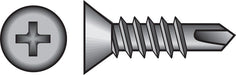 HILLMAN No. 10 X 1-1/4 in. L Phillips Wafer Head Self-Drilling Screws 100 pk